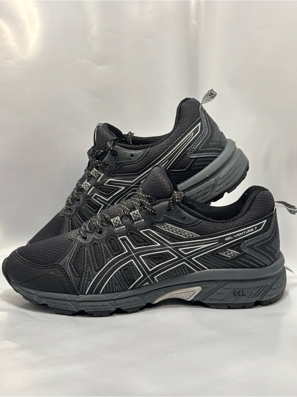 Asics Gel-Venture 7 Mens Size 8.5 Black 1012A476